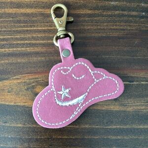 NEW Portland Leather Rodeo Cowboy Hat Keychain!